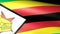 Zimbabwe Flag Waving