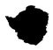 Zimbabwe silhouette.
