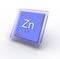 Zinc chemical element sign