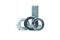 Zinc plated bolt, nut with flat and spring nut washers