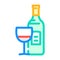 zinfandel red wine color icon vector illustration