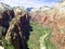 Zion Canyon from atop Angels Landing