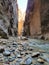 Zion National Park Narrows Trail through the virgin river