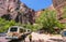 Zion National park,Utah,usa.06/02/16: zion shuttle bus in Zion N