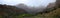 Zions Canyon with Rain Clouds Storms