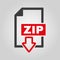 The ZIP file icon. Archive and compressed symbol