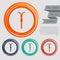 Zip icon on the red, blue, green, orange buttons for your website and design with space text.