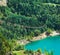 Zip line of Tena Valley in the aragonese Pyrenees