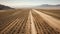 Zipper opens a desert landscape to fertile land