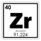 Zirconium chemical element