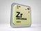 Zirconium - Zr - chemical element periodic table