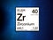 Zirconium Zr Periodic Table