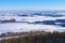 Zittau Mountains and Mountain Jested in winter