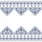 Zmijajne tradtional cross stitch vector greeting card or seamless textile pattern design, Bosnia and Herzegovina folk art