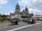 Zocalo square in Mexico city on a nice sunny day