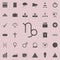 Zodiac Capricorn Saturn icon. Detailed set of Minimalistic icons. Premium quality graphic design sign. One of the collection ico