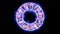 Zodiac circle flame blink circle both appear and disappear and all 12 zodiac sign name