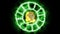 Zodiac circle rotate green powerful both appear and show all 12 zodiac sign all text effect name