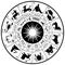 Zodiac Horoscope Wheel