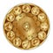 Zodiac signs on a gold disk