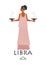 Zodiac in the style of Ancient Greece. Libra.