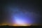 Zodiacal light and the Milky Way on a beautiful night