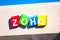 Zoho sign, logo on Silicon Valley office. Zoho Corporation is an Indian software development company. - Pleasanton, California,