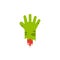 Zombie hand flat design elements,Icon,Vector,Illustration