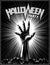 Zombie Hand Halloween Party Horror Print Poster Vintage Beam Background