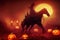 zombie horseman in Halloween night