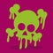 Zombie Kid Green Skull 10