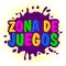 Zona de juegos, Games Zone spanish text