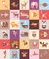 Zoo Animals vector illustration