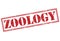 Zoology red stamp