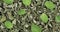 Zoom of dry and fresh mint leaves. Background from leaves.