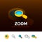 Zoom icon in different style