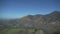 Zoom into orange California poppies on a mountainside