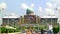 Zoom out Putra Mosque, Putrajaya Malaysia.