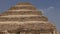 Zoom out from the step pyramid in Egypt