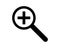 Zoom sign and Magnifying Glass - Plus Zooming Sign Icon