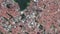 Zoom in from space and focus on Brazil Fortaleza. 3D Animation.