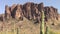 Zoom in of the Superstition Mountains, Arizona