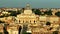 Zoomed shot of majestic St. Peters Basilica and square in Vatican City. Famous Italian landmark. Rome, Italy