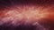 Zoomed vortex, rich red and orange fantasy space, sky background with clouds and stars