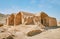 Zoroastrian cult buildings in desert, Yazd, Iran