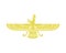 Zoroastrianism Faravahar symbol - Faravahar vector illustration - symbol for Zoroaster