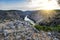 Zrmanja canyon at sunset, Croatia