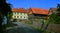 Zubrnice village with old houses