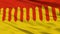 Zubtcov City Flag, Russia, Tver Oblast, Closeup View