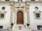 Zuccari Palace with the door to form of an open mouth of a monster to Rome in Italy.